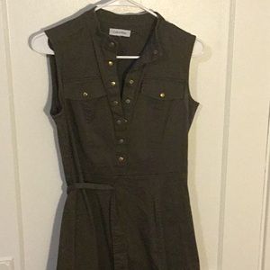 Olive green dress
